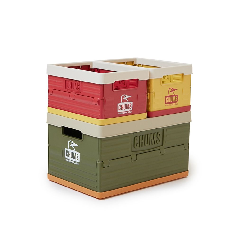 CHUMS Camper Folding Container S收納箱 橄欖綠-CH621981M032