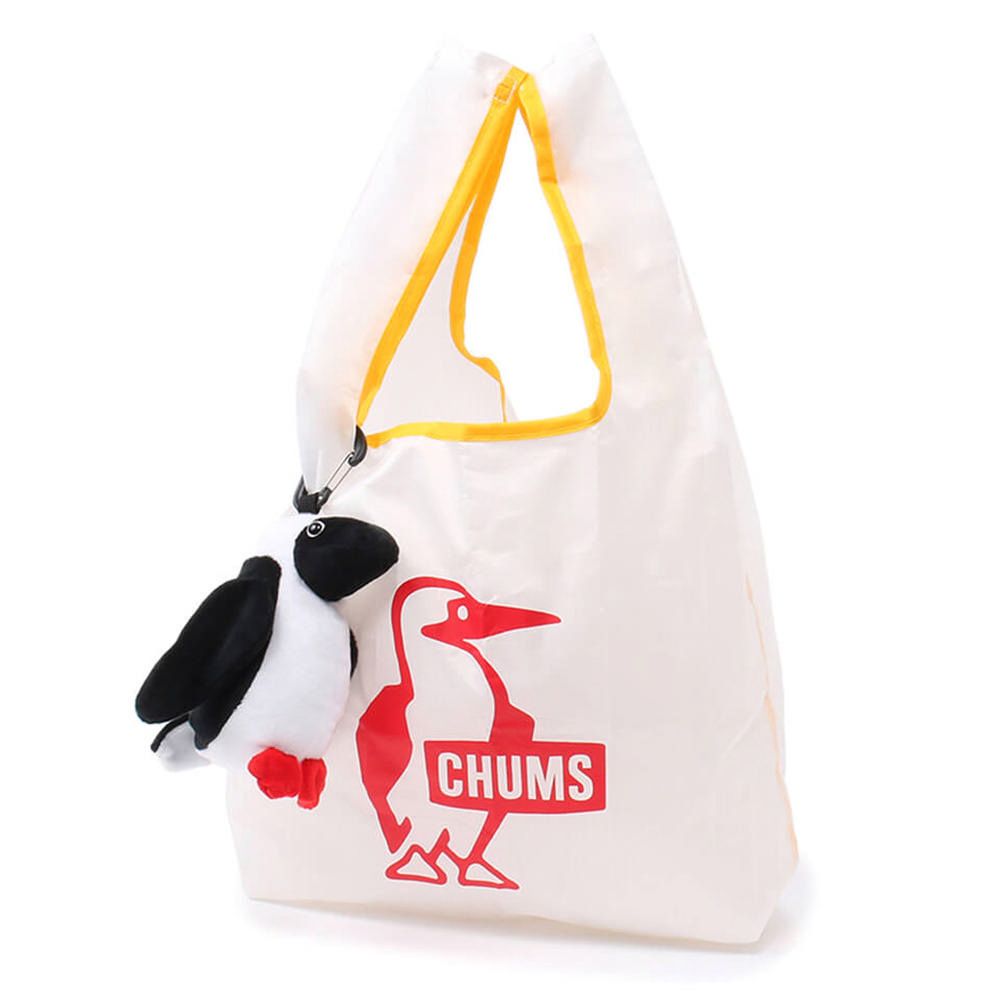 CHUMS Booby Eco Bag造型購物袋 原色/紅-CH603452W089