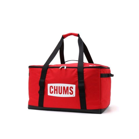 CHUMS Logo Foldable Box M 男女 露營折疊式收納袋 紅