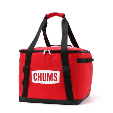 CHUMS Logo Foldable Box S 男女 露營折疊式收納袋 紅