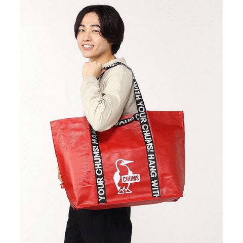 CHUMS Booby Camp Tote M購物袋M 紅色