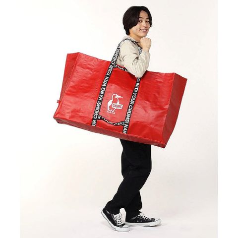 CHUMS Booby Camp Tote L購物袋L 紅色