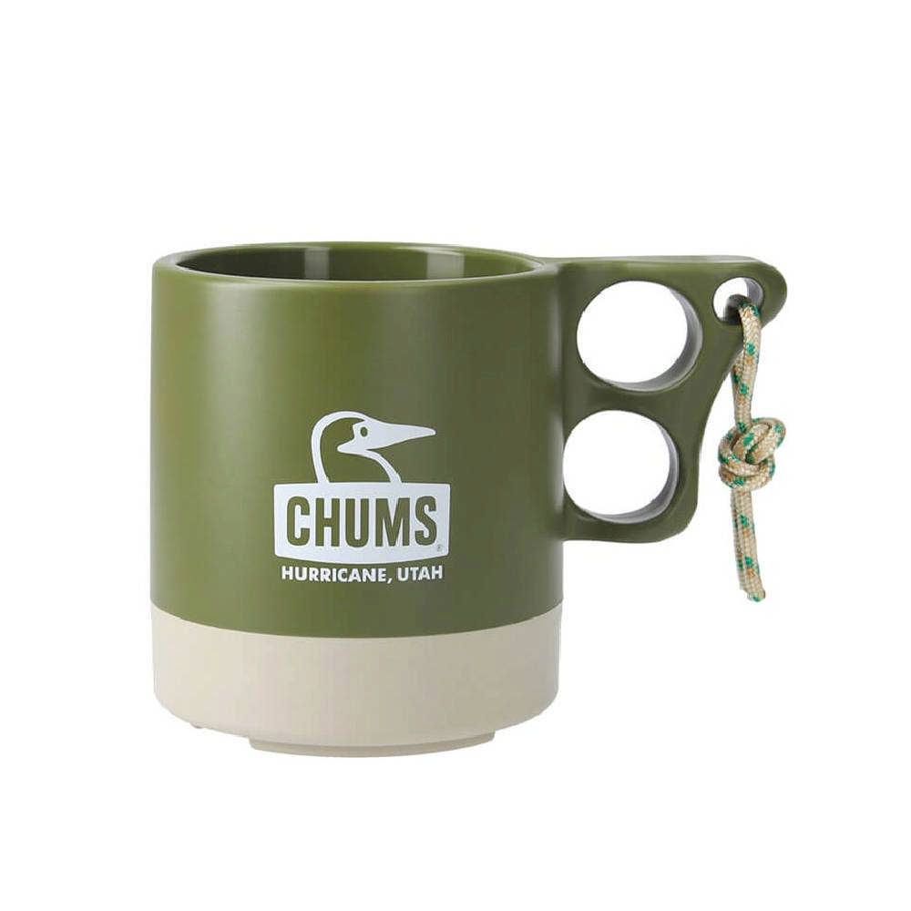 CHUMS Camper Mug Cup馬克杯(250ML) 橄欖綠/灰