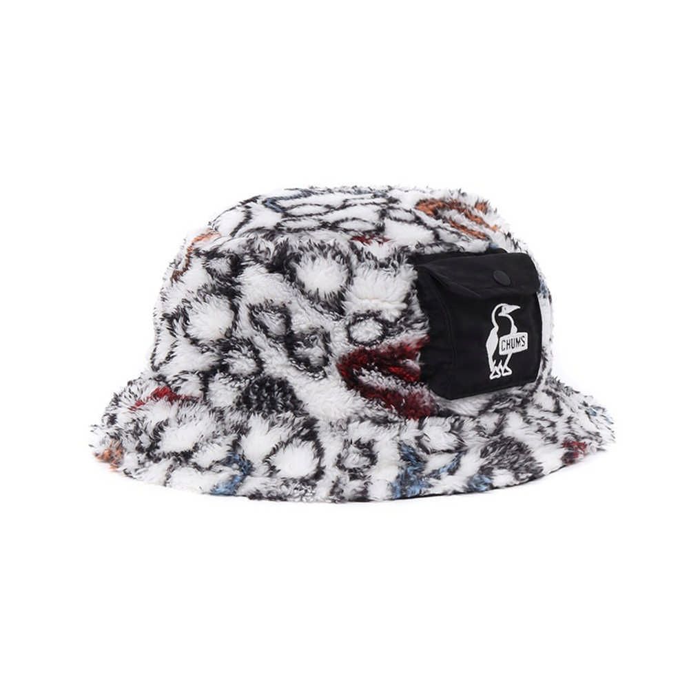 CHUMS Elmo Fleece Reversible Bucket Hat 男女 雙面保暖帽 Glasses/黑