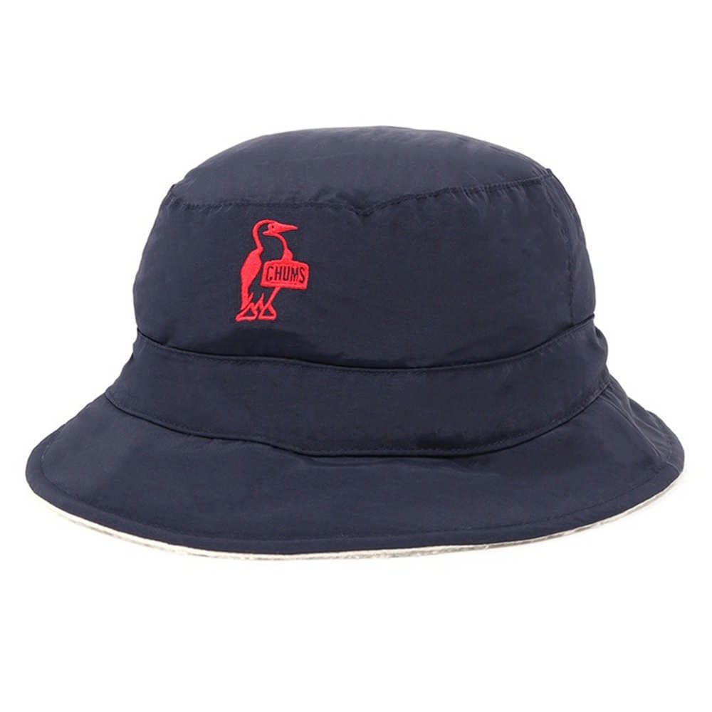 CHUMS Elmo Fleece Reversible Bucket Hat 男女 雙面保暖帽 白/藍