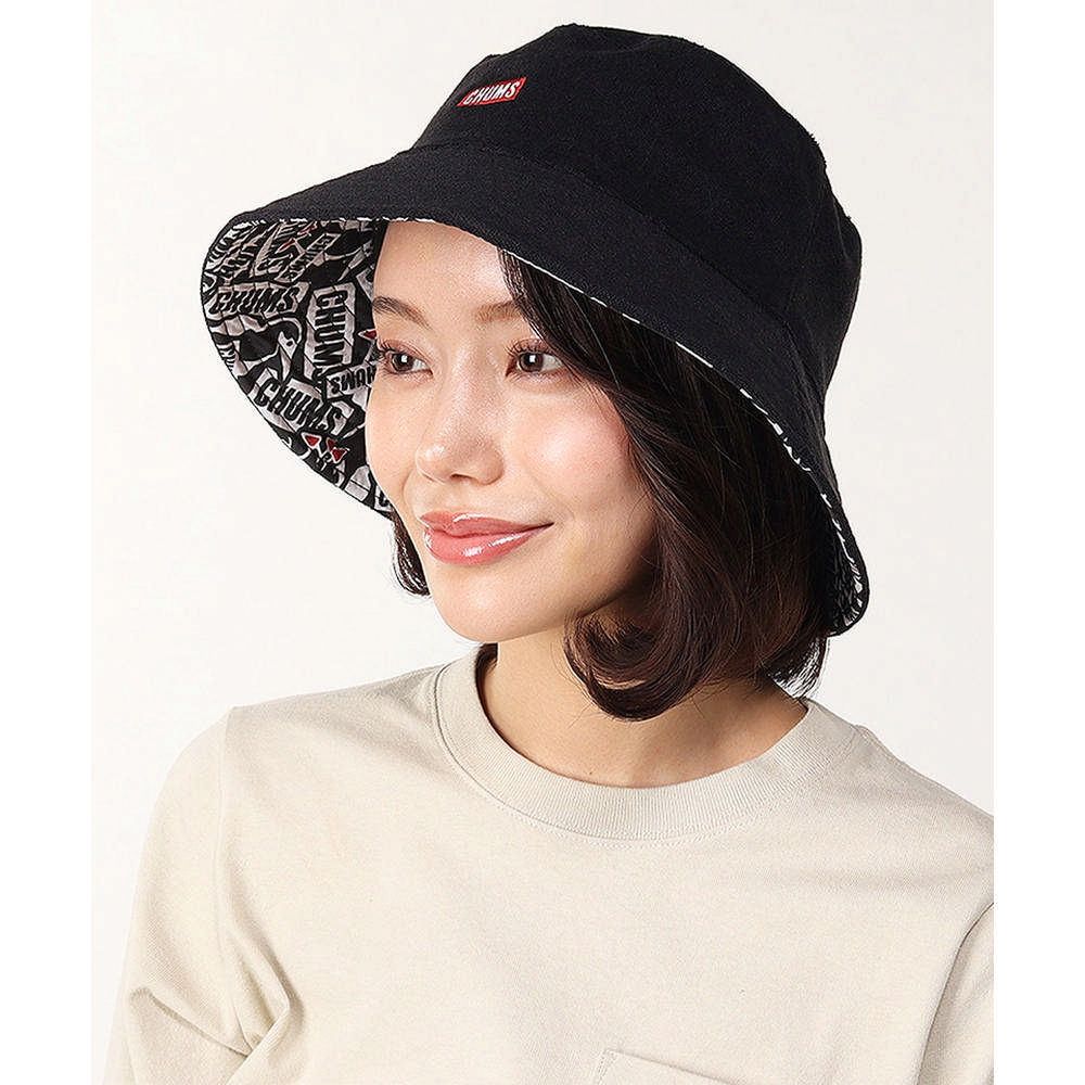 CHUMS Reversible Pile Bucket Hat雙面風格帽 黑色