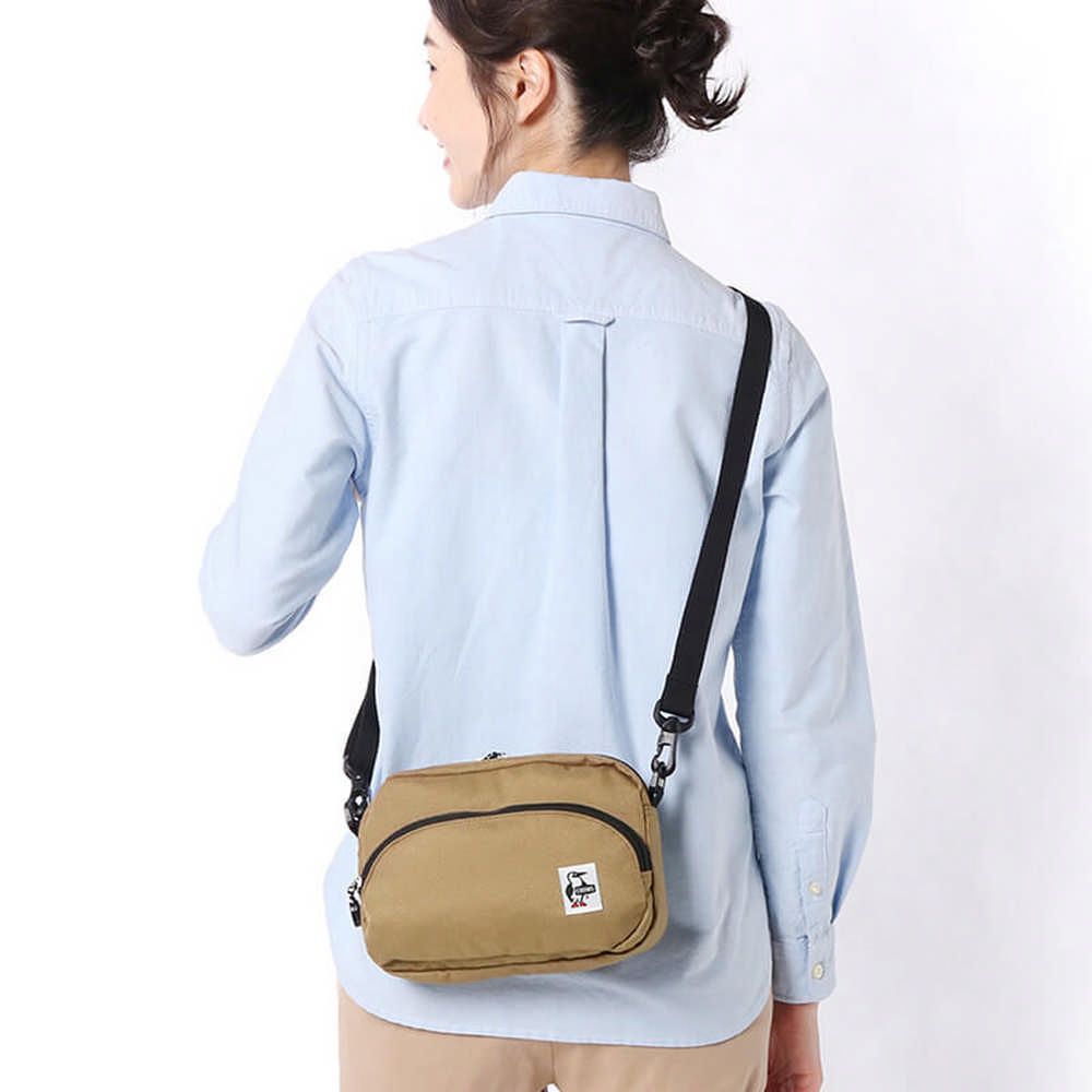 CHUMS Recycle Shoulder Pouch 男女 側背包  棕