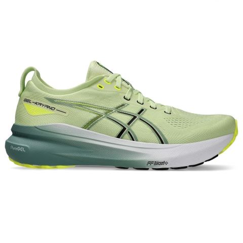 Asics 亞瑟士 GEL-KAYANO 31 (2E) 跑步鞋 男鞋 寬楦 綠色-1011B869300