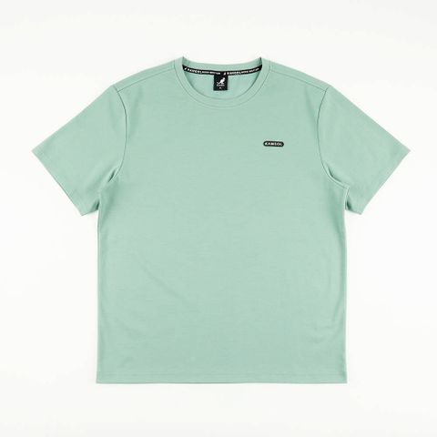【KANGOL】男女 經典涼感排汗T 淺綠-6325102371