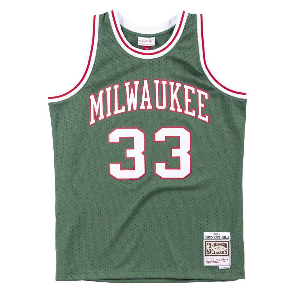 Mitchell & Ness  G2二代 Swingman復古球衣 公鹿隊 70-71 #13 Kareem Adbul-Jabbar