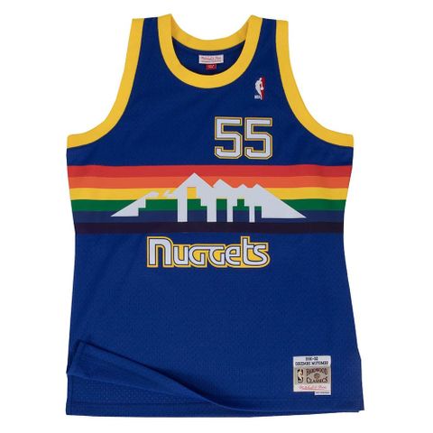 Mitchell & Ness G2二代 Swingman復古球衣 金塊隊 91-92 #55 Dikembe Mutombo