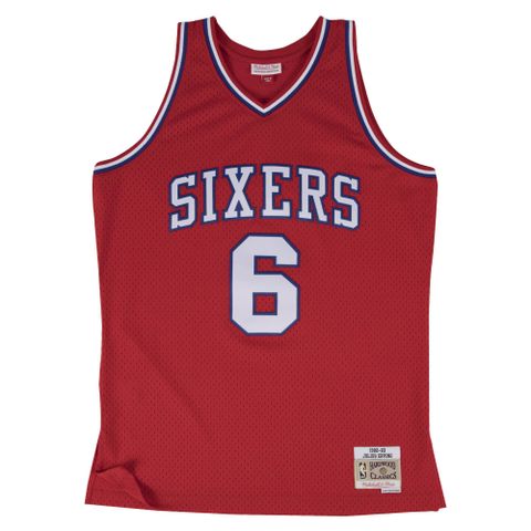 Mitchell & Ness G2二代 Swingman復古球衣 76人 82-83 #6 Julius Erving