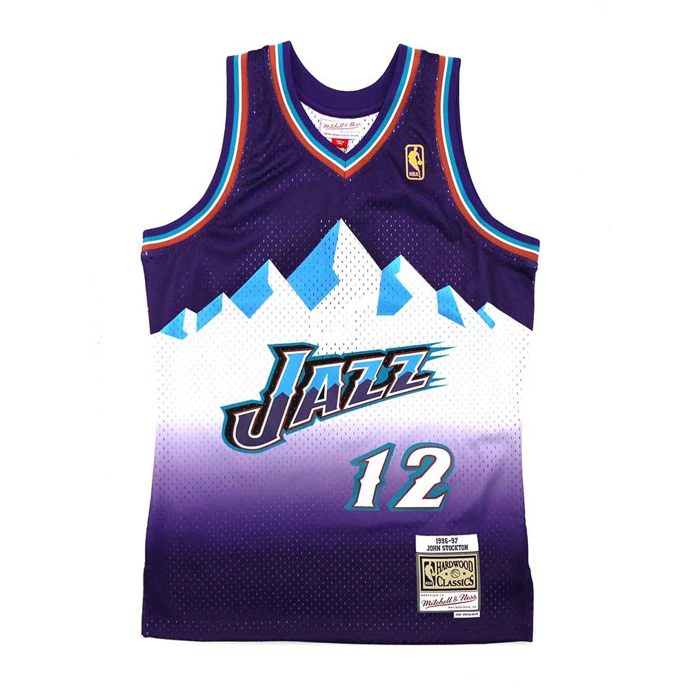 Mitchell & Ness  G2二代 Swingman復古球衣 爵士隊 96-97 #12 John Stockton