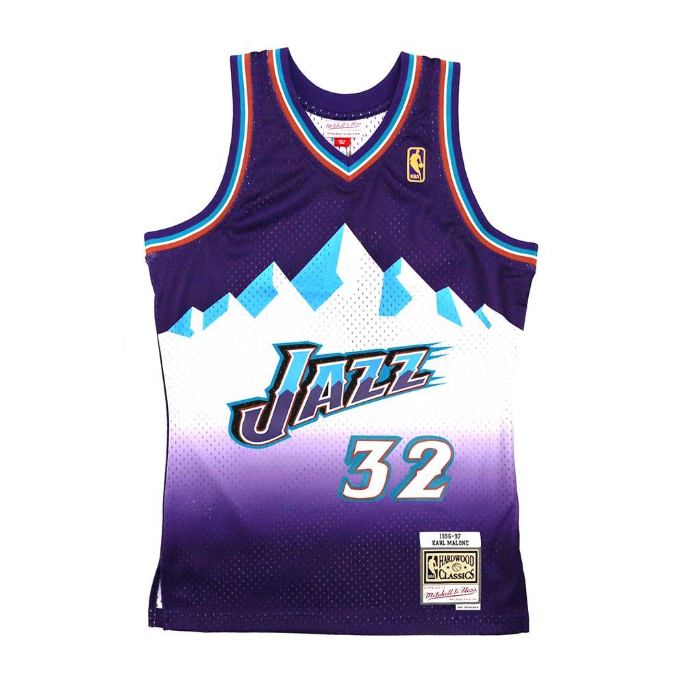 Mitchell & Ness  G2二代 Swingman復古球衣 爵士隊 96-97 #32 Karl Malone