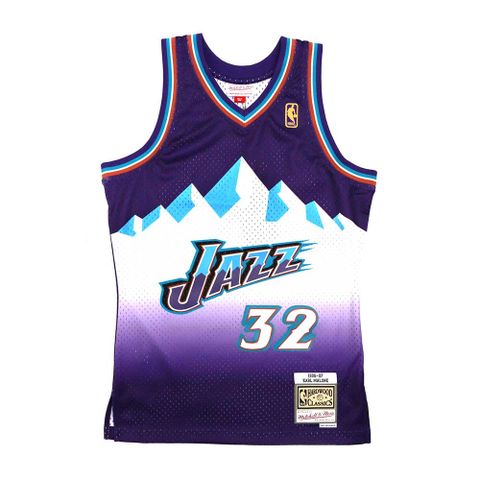 Mitchell & Ness G2二代 Swingman復古球衣 爵士隊 96-97 #32 Karl Malone