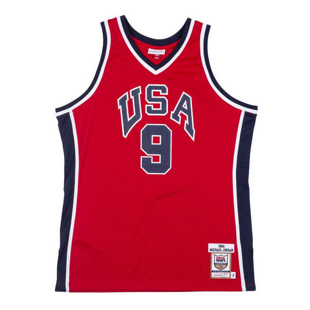  【Mitchell & Ness】 Authentic球員版復古球衣 84 TEAM USA #9 Michael Jordan