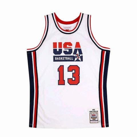 Mitchell & Ness Authentic球員版復古球衣 92 Dream Team #13 Chris Mullin