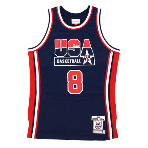 Mitchell & Ness Authentic球員版復古球衣 92 Dream Team #8 Scottie Pippen