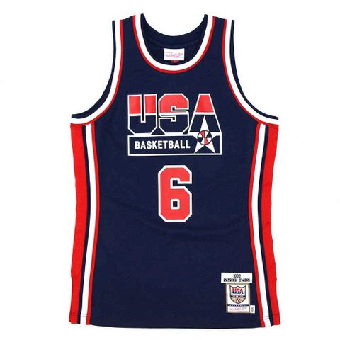 Mitchell & Ness Authentic球員版復古球衣 92 Dream Team #6 Patrick Ewing