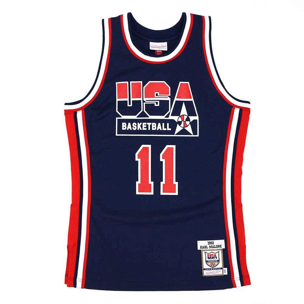 Mitchell & Ness  Authentic球員版復古球衣 92 Dream Team #11 Karl Malone