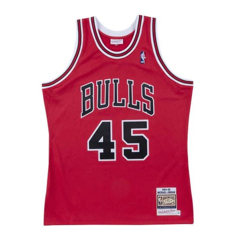 【Mitchell &amp; Ness】 Authentic球員版復古球衣 公牛隊 94-95 #45 Michael Jordan