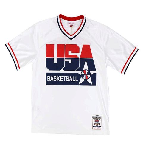 Mitchell & Ness 92 Dream Team 投籃熱身短T  #5 David Robinson