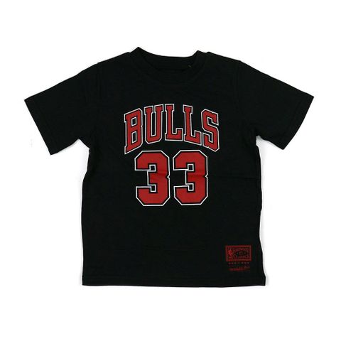 NBA M&N NBA 兒童 N&N 短袖上衣 公牛隊 #33 Scottie Pippen