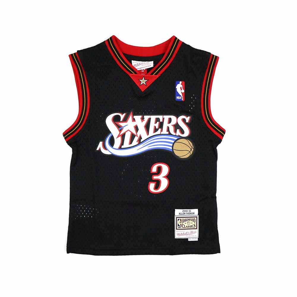 NBA M&N 兒童 G1 Swingman復古球衣 76人 00-01 Allen Iverson #3