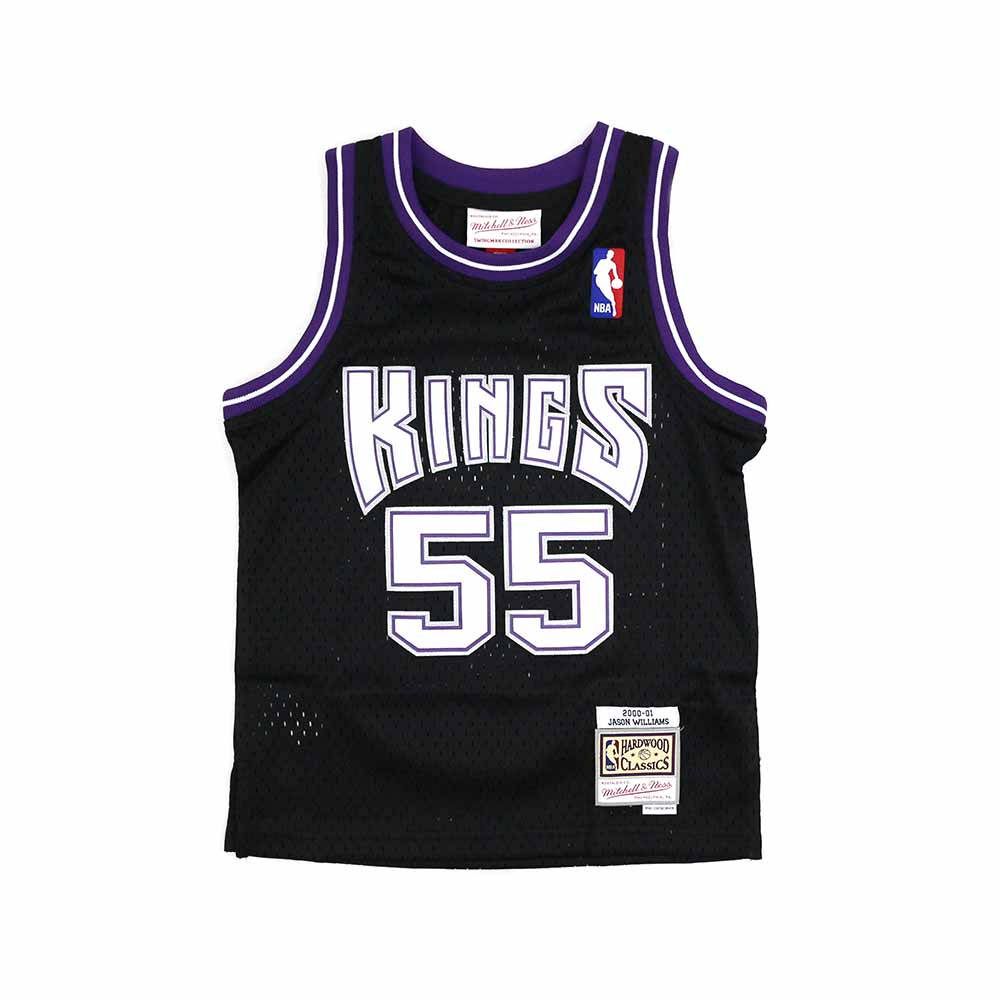 NBA M&N 兒童 G1 Swingman復古球衣 國王隊 00-01 Jason Williams #55