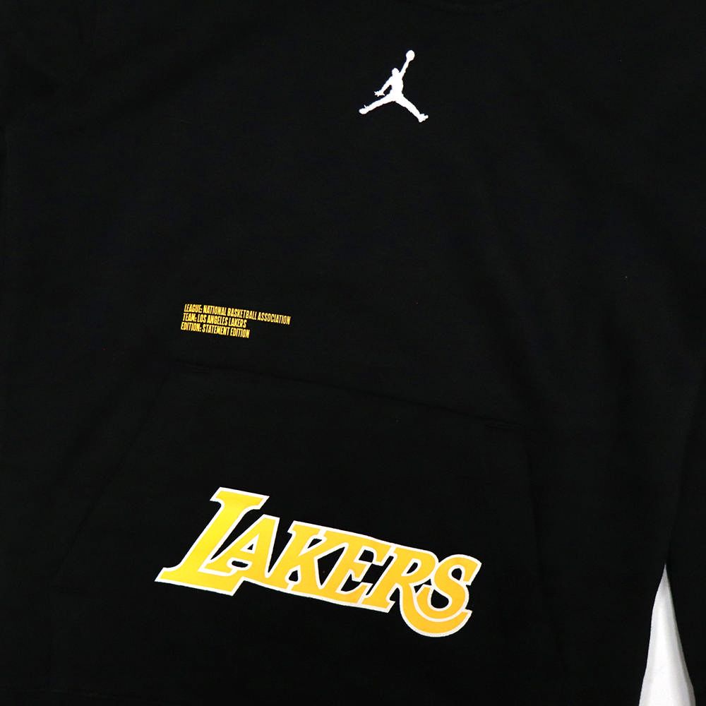 NIKE 耐吉 NIKE NBA Statement Courtside 青少年 連帽T恤 湖人隊