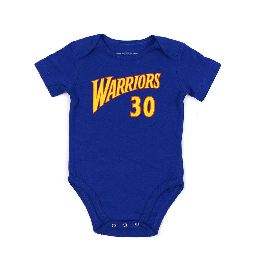 NBA M&N NBA 新生兒 包屁衣 勇士隊 #30 Stephen Curry