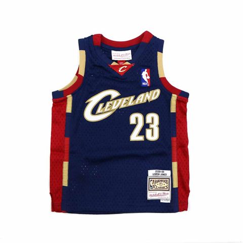 NBA M&N 幼兒 G1 Swingman復古球衣 騎士隊 08-09 LeBron James #23