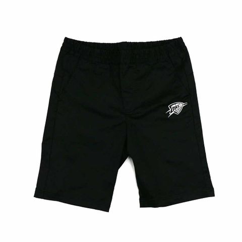 NBA WOVEN PANTS 短褲 男女 短褲 雷霆隊 黑色-N192PT010P19