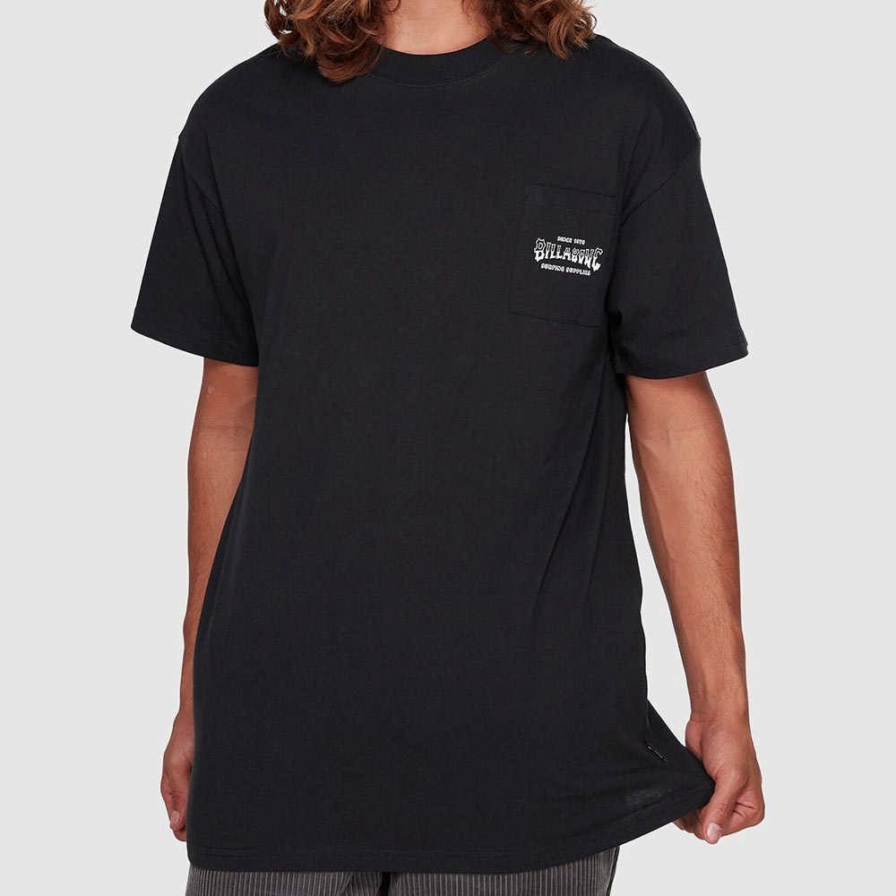 BILLABONG SURF GOODS TEE 短袖T恤 黑-9508006BLK