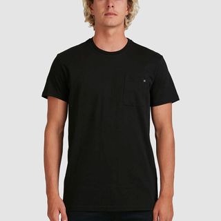 【BILLABONG】PREMIUM POCKET 短袖T恤 黑-9562046BLK