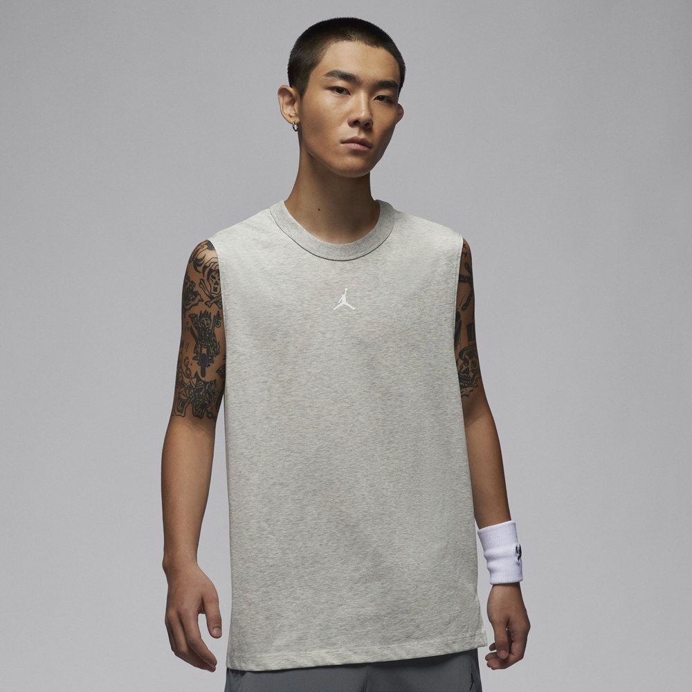  【NIKE】AS M J DF SPRT SLVLS TOP 男 背心上衣 灰色-FN5857050