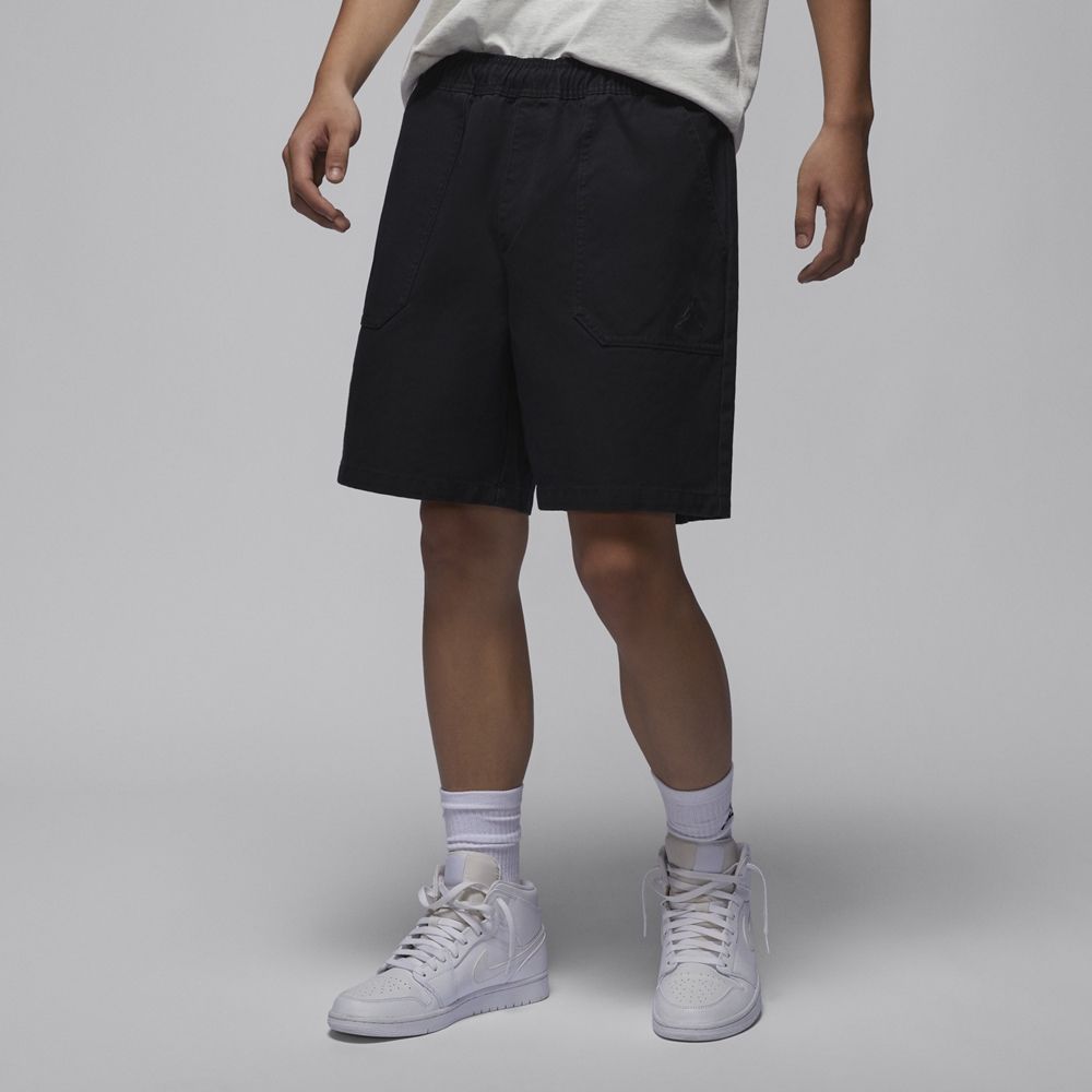  【NIKE】AS M J ESS STMT WVN SHORT 男 短褲 黑色-FV7266010