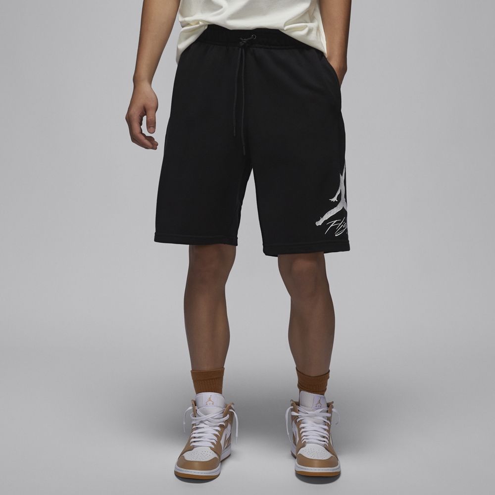  【NIKE】AS M J ESS FLC HBR 9 SHORT LB 男 短褲 黑色-FV7310010