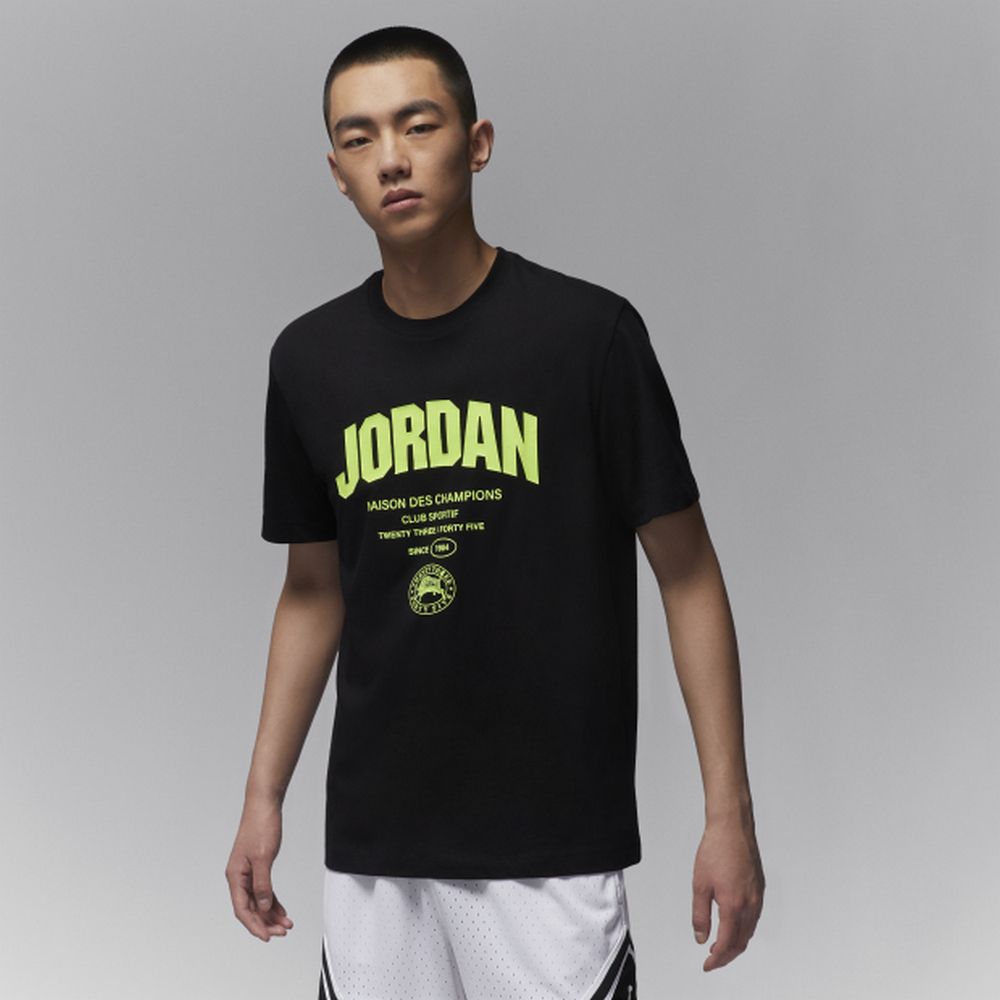  【NIKE】AS M J SPRT WM DF SS TEE 男 短袖上衣 黑色-FZ1926010