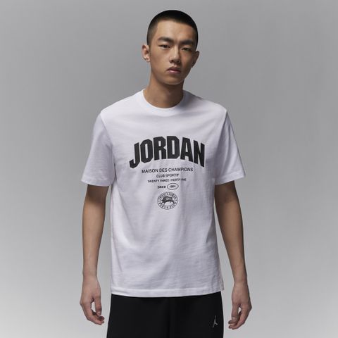 【NIKE】AS M J SPRT WM DF SS TEE 男 短袖上衣 白色-FZ1926100