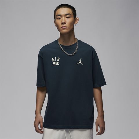 【NIKE】AS M J  SS CREW OS GCEL 男 短袖上衣 黑色-HQ1575478