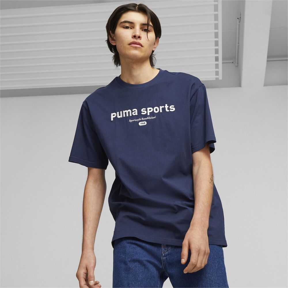 PUMA 【官方旗艦】流行系列P.Team圖樣短袖T恤 男性 62131615