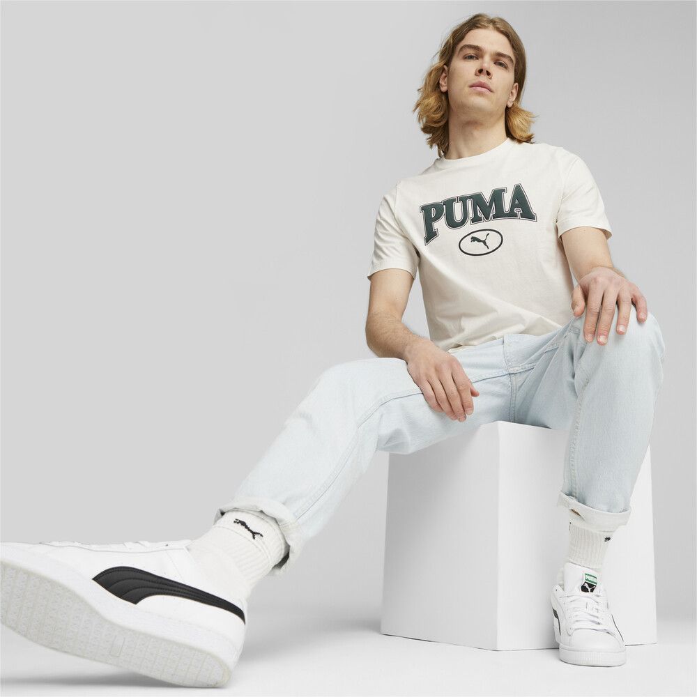 PUMA 【官方旗艦】基本系列 Squad圖樣短袖T恤 男性 67601365