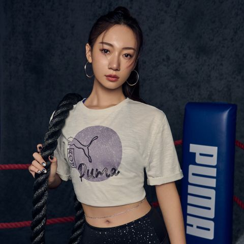 PUMA 【PUMA官方旗艦】瑜珈系列Studio短袖T恤 女性 52586705