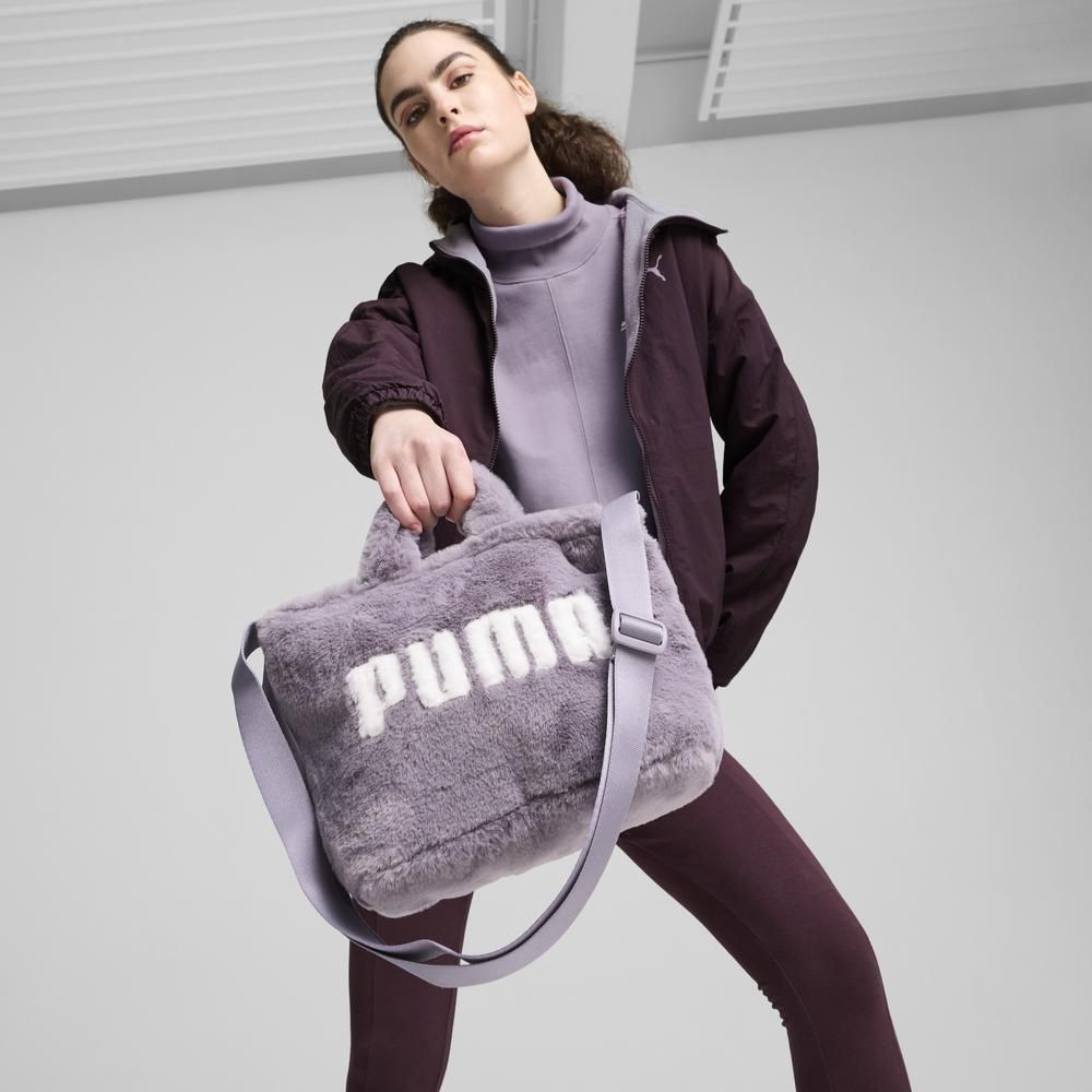 PUMA 彪馬 【PUMA官方旗艦】Core Fur Mini 托特包  女性 09065702