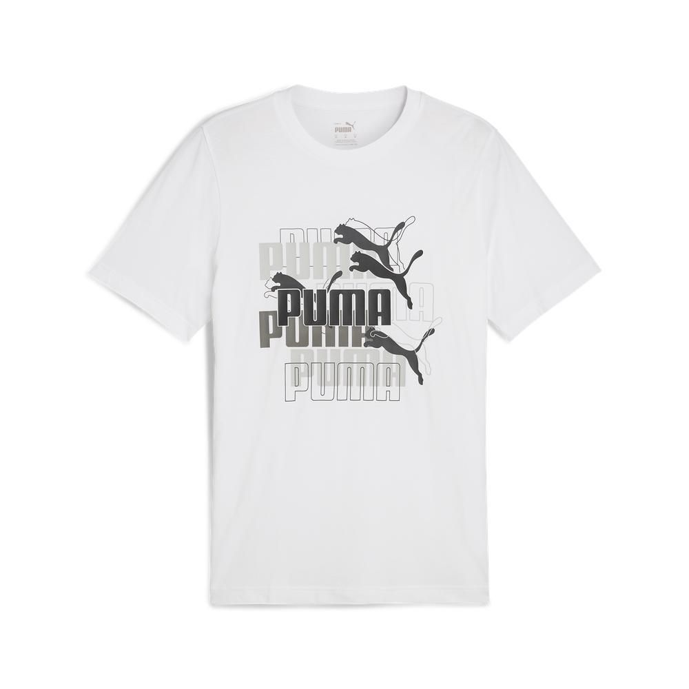 PUMA 【PUMA官方旗艦】基本系列Multiple Logo圖樣短袖T恤 男性 68321002