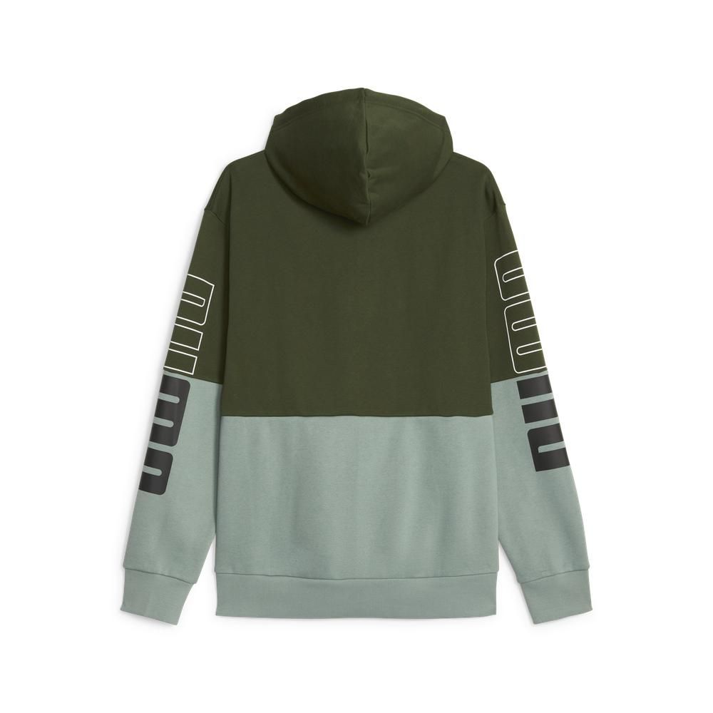 PUMA 彪馬 【PUMA官方旗艦】基本系列Power撞色連帽外套 男性 67591131