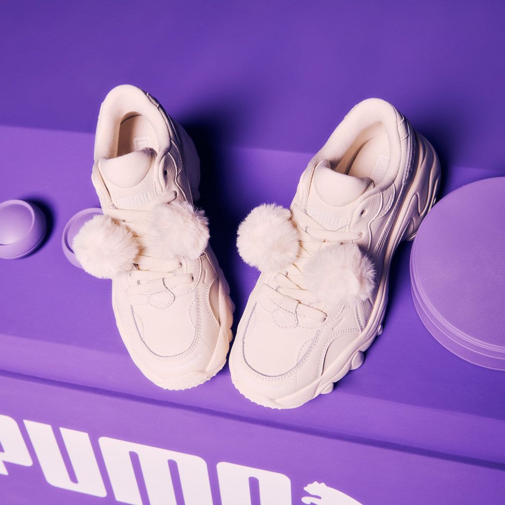 【PUMA】厚底スニーカー Pulsar Wedge Wns CN Furry /送料込 ☆プーマ☆ PULSAR WEDGE WNS CN HEART 厚底スニーカー 関送込
