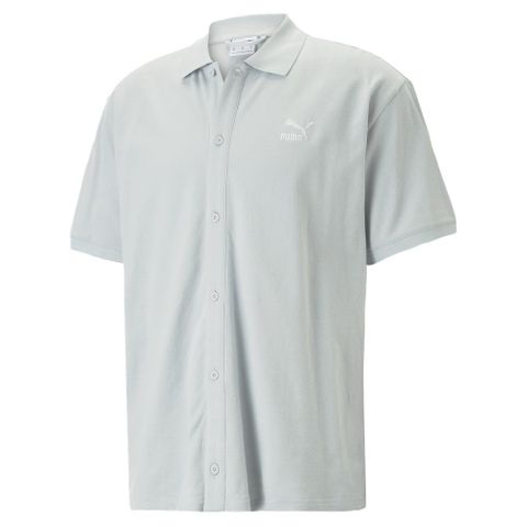 PUMA 彪馬 【PUMA官方旗艦】流行系列Classics Pique短袖襯衫 男性 53812980