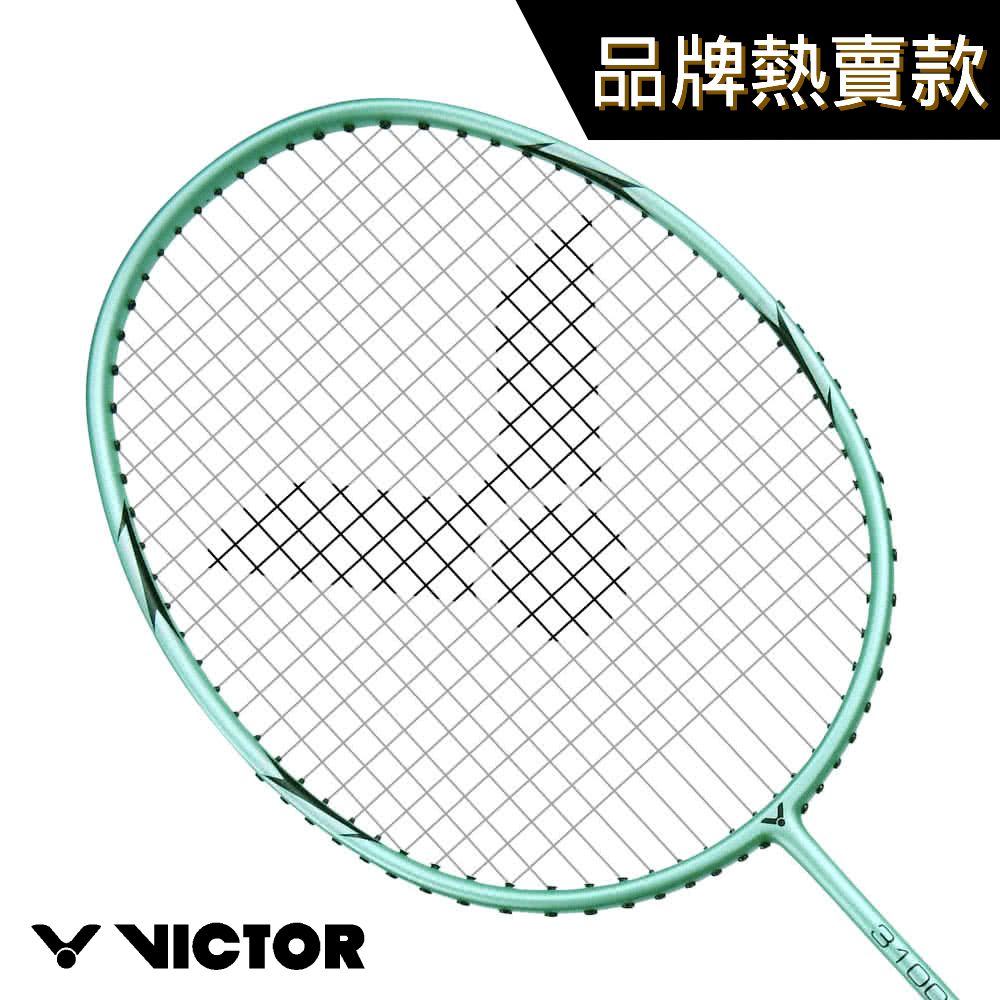 VICTOR 勝利體育 神速 穿線拍(ARS-3100 R 灰綠松石色)